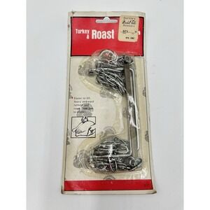 Vintage NORPRO Turkey & Roast Lifter Chain Rack Marshall Field's Hudson's